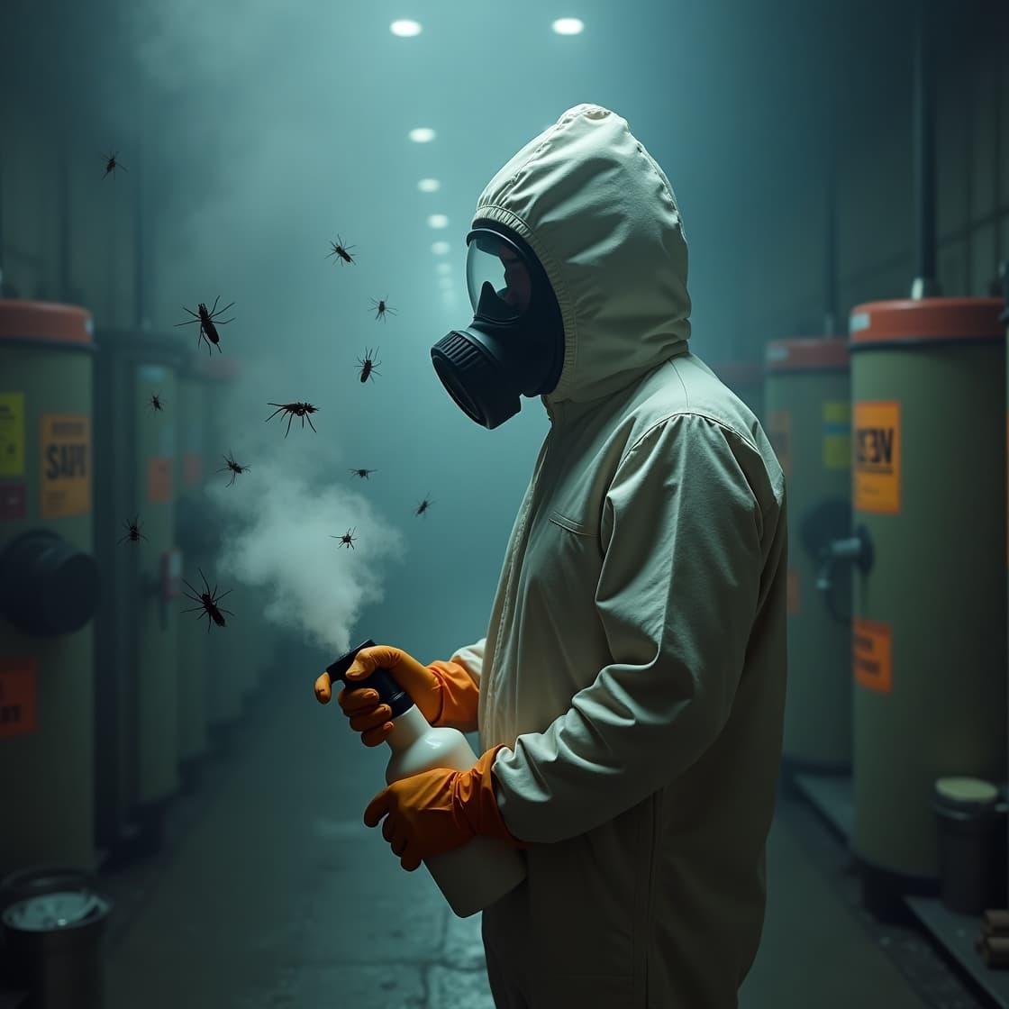 PestKill team member tending to a pristine garden